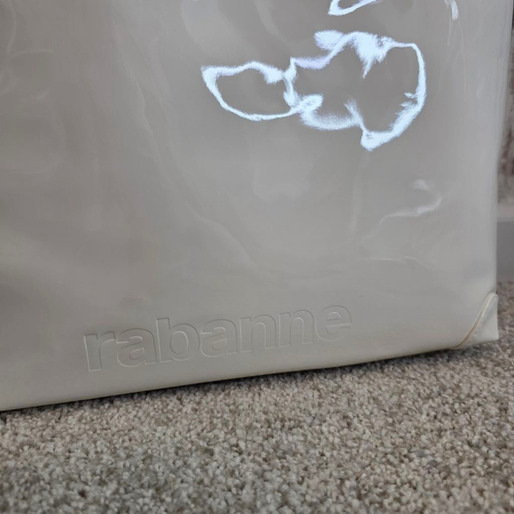 Paco Rabanne Tote Bag Medium White - Picture 2 of 9
